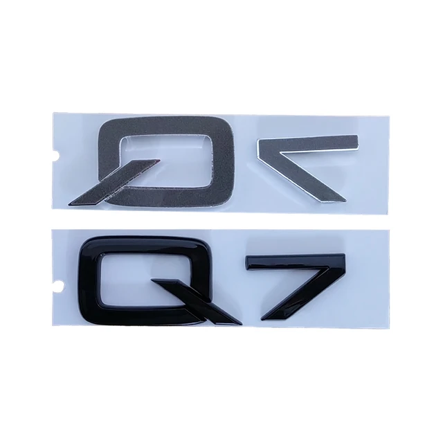 Audi ABS Silver Black Emblem Logo For A3 A4 A5 A6 A7 Q2 Q3 Q5 Q8 TT – Lxud  Customz