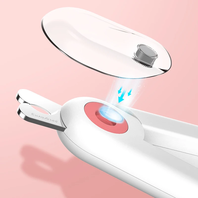 고양이 액세서리 전문 애완 동물 손톱깎이, LED 조명, 작은 개 가위, 고양이 손질 가위, 신제품