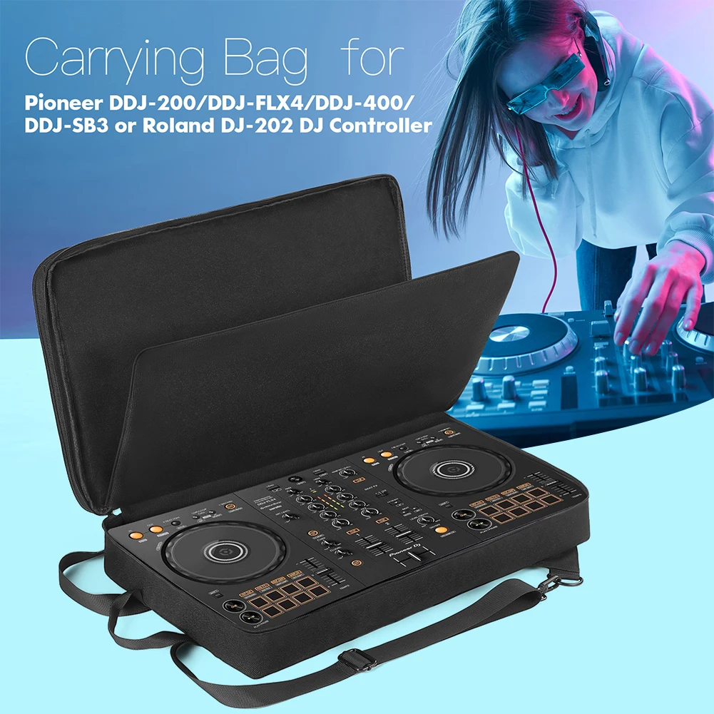 DJ Backpack for Pioneer DDJ-400 DDJ-FLX4/Roland DJ-202 DJ