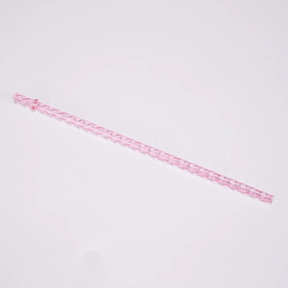 Eco-Friendly Multi-Color Reusable Straws with Clasps - Large Diameter, Perfect