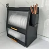 Kitchen Cabinet with Dish Rack Kitchen Countertop Storage Rack for Dishes bowl Household Dustproof Cupboard Tableware Cabinet 1
