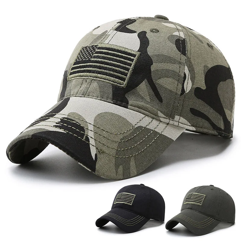 

Camouflage Embroidered Baseball Caps for Men and Women 2024 Spring Summer Outdoor Sports Visors Fishing Casual Hat