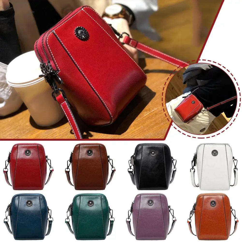 

Simple Design Crossbody Shoulder Bags for Women Spring Retro Branded Handbags and Purses Ladies Mobile Phone sac T7U9