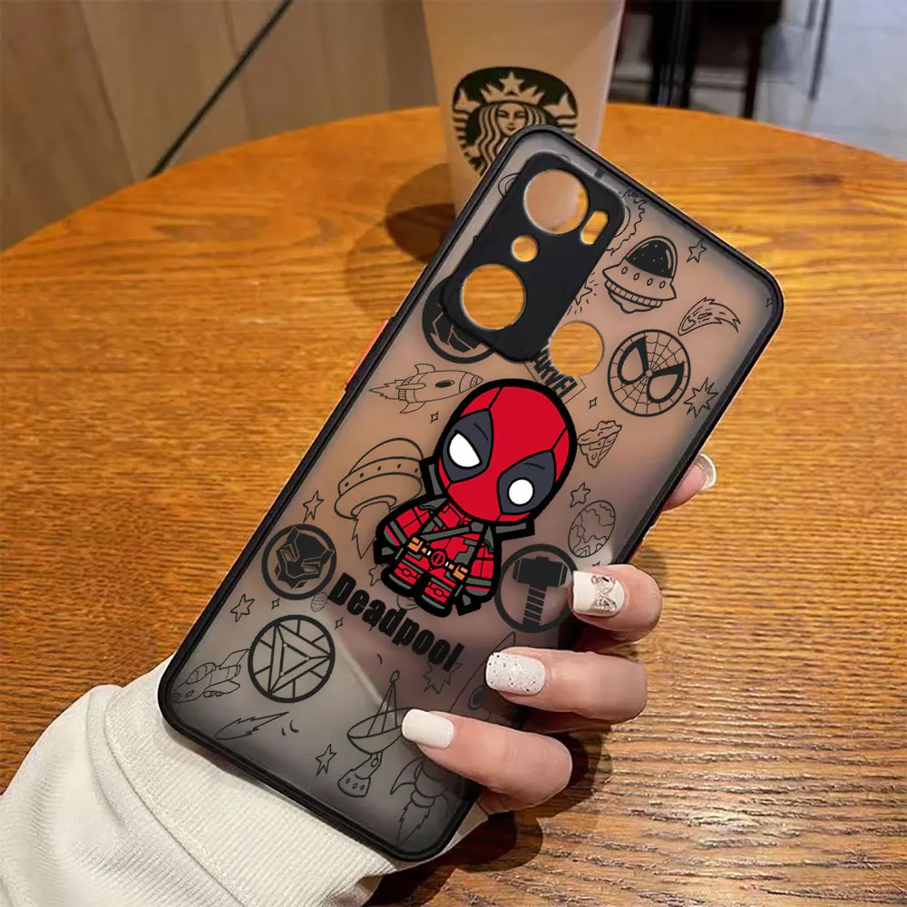 thumbnail image 1 of Funda mate para infinix HOT 20I 12 12I 11 11S 10 10I 10S PLAY 9 8 Pro POVA 3 CAMON 15 17P Funda Marvel Avengers Heroes Space, 1 of 5