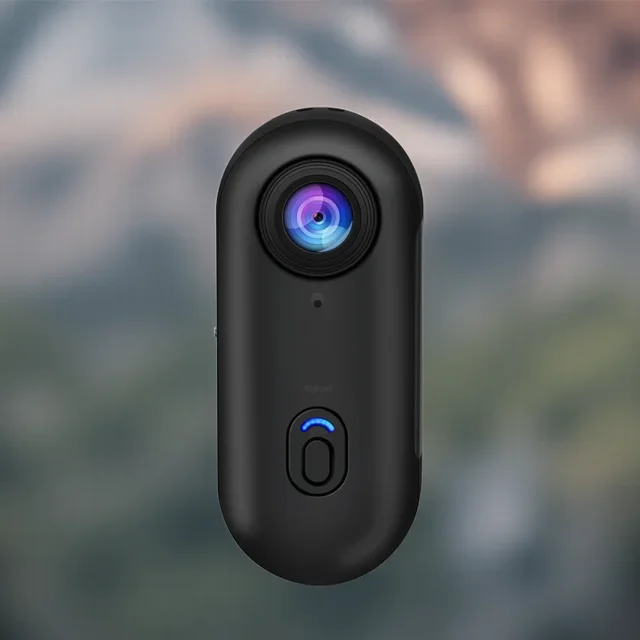 Pocket 4K Mini Camera  Magnetic Wearable Cam with Waterproof Shell WiFi Bike Motorcycle Camera Friendly for Casual Cycling Vlog