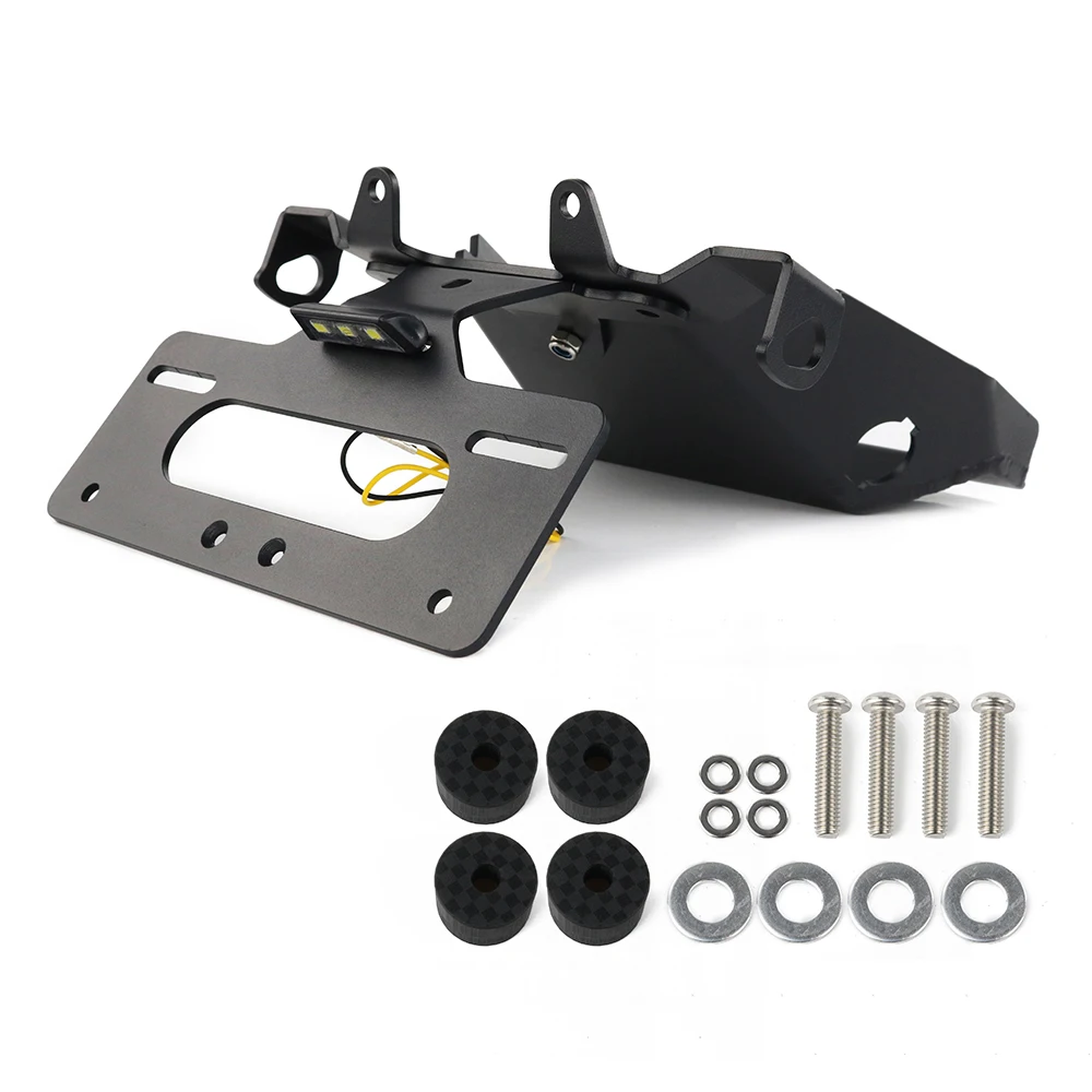 Motorcycle License Plate Holder Bracket with Light Tail Tidy Fender Eliminator Fit For Ducati Monster 696 1100 EVO 795 659 796