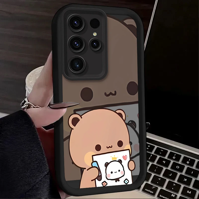 Adorable Dudu Bubu Couple Cartoon Silicone Phone Case