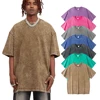 Summer Washed T shirt Men Women Cotton Loose O-Neck Oversized Tee Men's America Y2k Tops Hip Hop Vintage Short Sleeve T-shirt