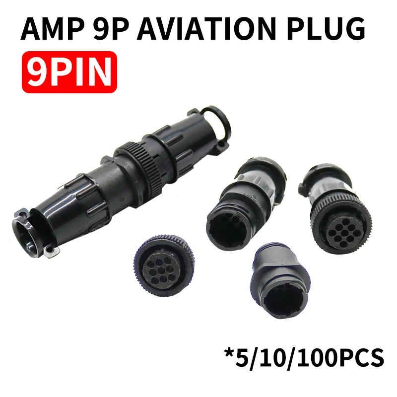 SMEMA 자동차용 자동 센서 플러그 커넥터, 핀 포함 14P 플러그, 9 핀 AMP/TE 타입 182649-1 206043-1, 5 개, 10/100 개