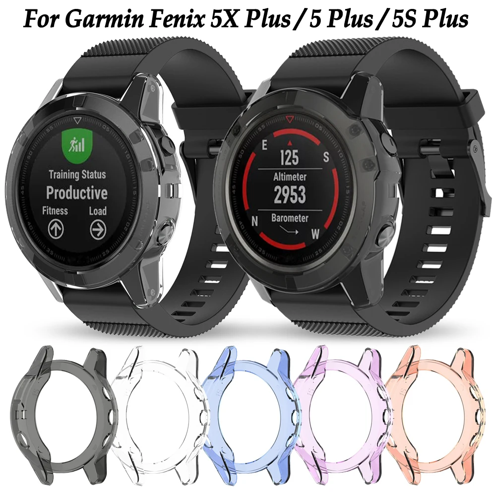 

Мягкий прозрачный силиконовый защитный чехол из ТПУ для Garmin Fenix 5X 5 5S Plus, защитный чехол, аксессуары для часов