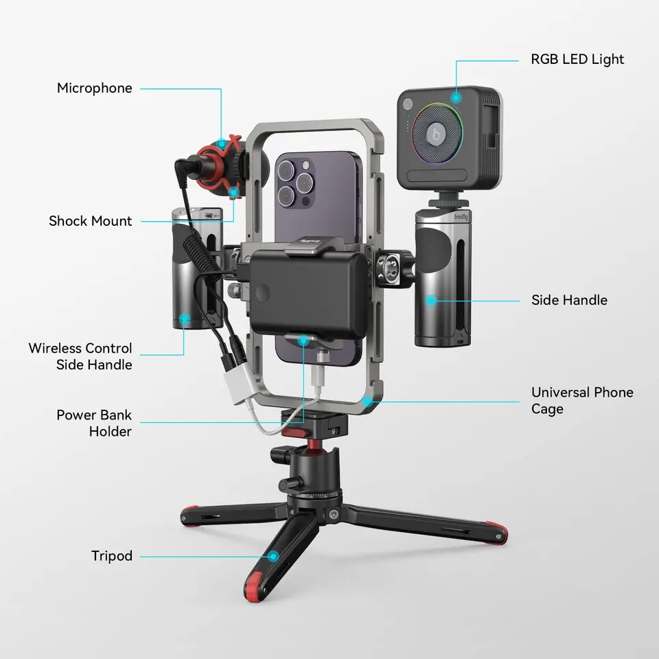SmallRig All-in-One Universal Quick Release Phone Zambia - View #3