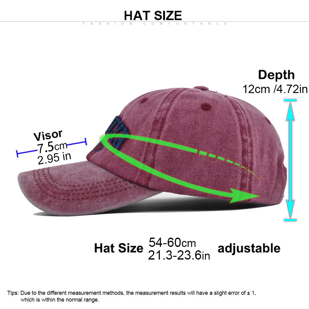 High Quality For Men Women Letter BROOKLYN Embroidered Baseball Cap Fashion Solid Vintage Peaked Hat Outdoor Adjustable Snapback 6