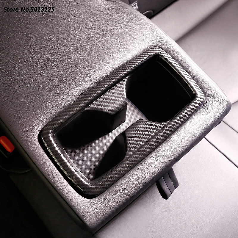 

Автомобильная бутылка для напитков, декоративная Обложка, отделка, автомобильные аксессуары для Toyota RAV4 рамка держателя стакана воды XA50 2019 ...