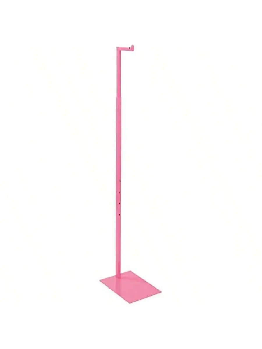 SSWBasics Adjustable Pink Costumer Stand Single Arm Clothes Rack - Retail Clothing and Garment Display Stand Ideal For S 2