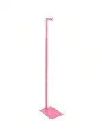 SSWBasics Adjustable Pink Costumer Stand Single Arm Clothes Rack - Retail Clothing and Garment Display Stand Ideal For S 2