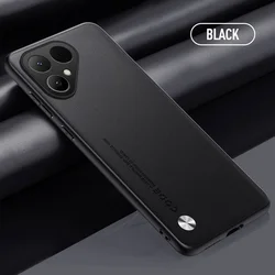Sleek Leather Camera Protective Case - Slim, Durable, and Stylish for Tecno Pova Curve 2 (Black)