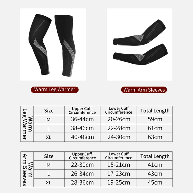 WEST BIKING Warm Windproof Bicycle Leg Warmers Men Women MTB Cycling Running Basketball Compression Leggings Thermal Sport Gear 6