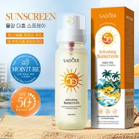90ml Clear and Multi-effect Sunscreen Spray Moisturizing Spray Anti-aging Moisturizing Whitening Sunscreen Cream
