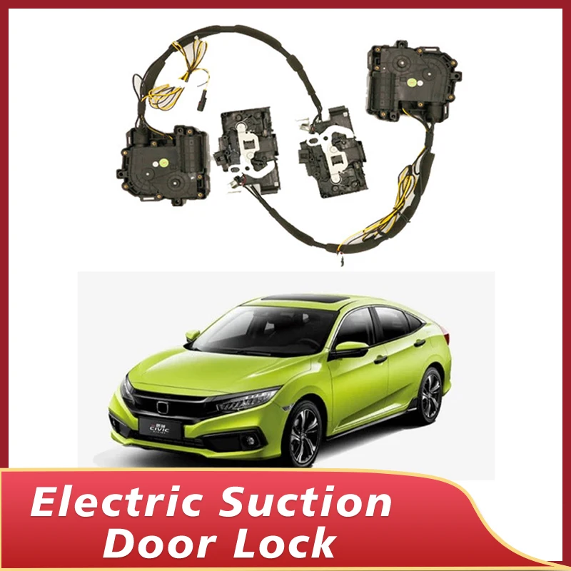 

Car Soft Close Door Latch Pass Lock Actuator Electric Absorption Suction Silence Closer For honda CIVCI 2012~2023