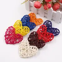 Unique Hanging Widget Durable Rattan Hanging Pendant Eco-friendly Heart Shape Hanging Pendant for Home Pendant Decor 2