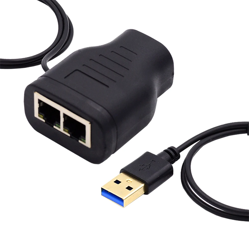 Spina 100Mbps Stp Utp Rj45 8 P8C A Doppio Adattatore Switcher Ethernet Di Rete Splitter Hub Rj45