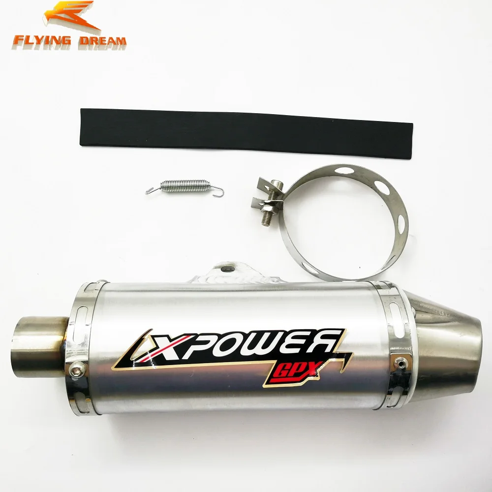 Pit Bike Off Road Motorcycle Parts Strong Power GPX T4 Exhaust Pipe
