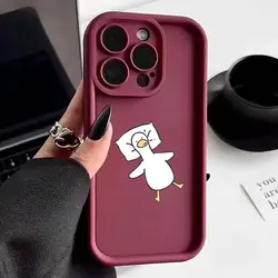 Charming Cartoon Duck Protective Phone Case for A72 5G (S13531)