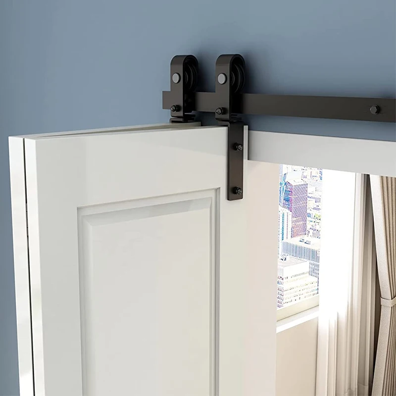 CCJH Folding Door Single Door 3/3.3//4/5 /6/6.6Foot Slide Rail Silent Sliding Slide Rail Modern Hardware Accessories