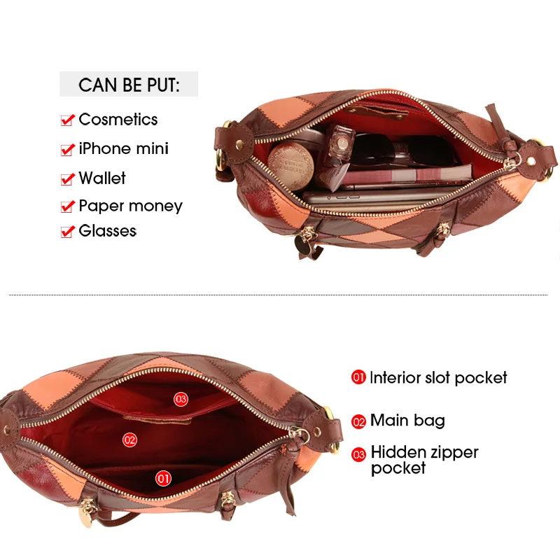 Women's Shoulder Bag Large Capacity Leather Crossbody Bag Luxury Brand Fashion Cowhide Designer Crossbody Bag New