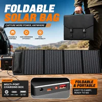 Panneau solaire pliable de 400 W, 200 W et 80 W, portable, pour le camping en plein air, l'alimentation électrique et la recharge de générateurs 3