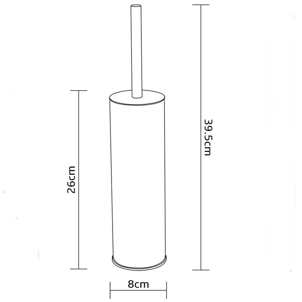 Toilet Brush Set 304 Stainless Steel with Holder