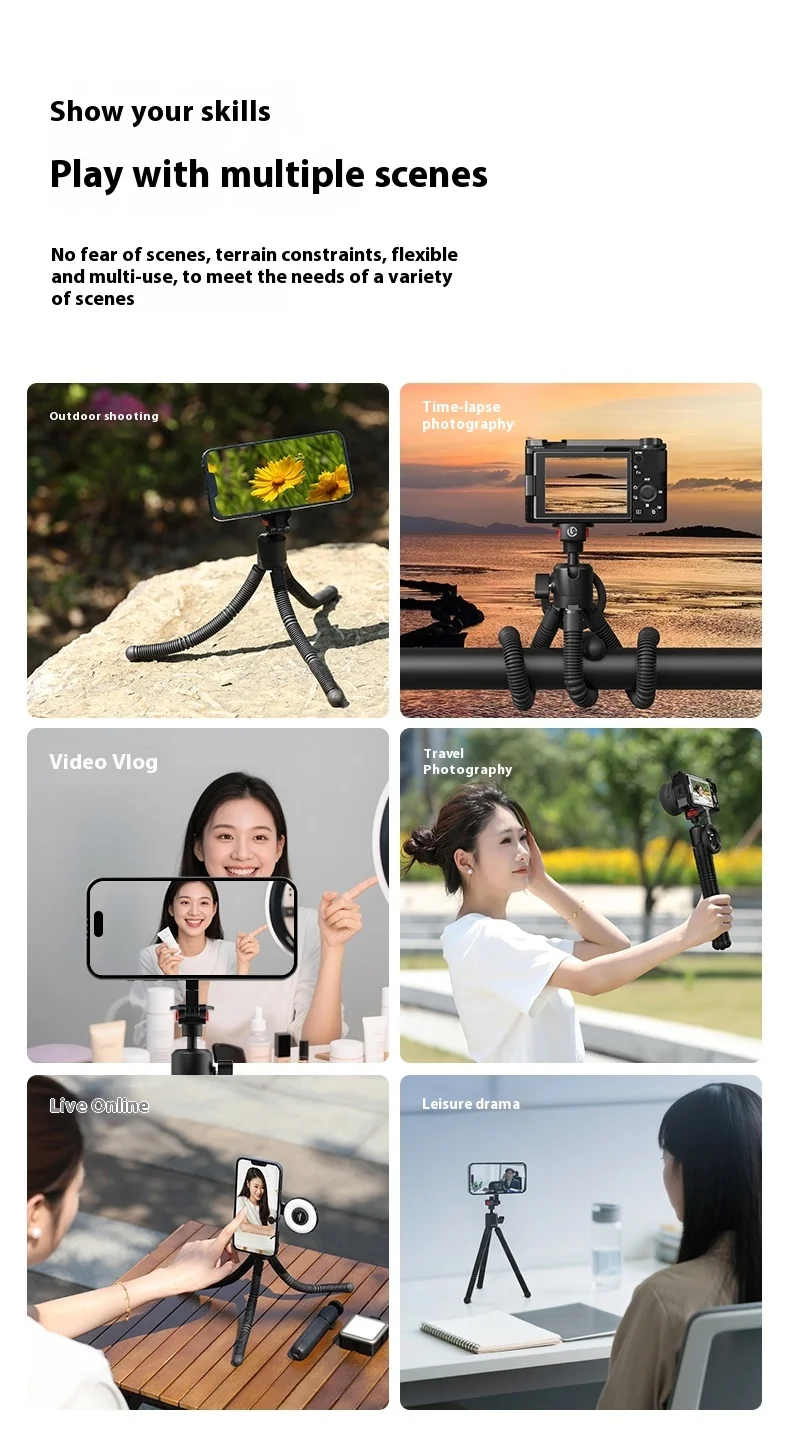 Ulanzi MT30 Tripod Magnetic Flexible 360° description image 13