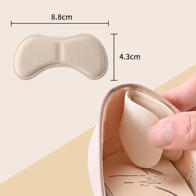 Anti-wear Heel Insoles Pads 4 PairsPatch Pain Relief Cushion Feet Care Heel Protector Adhesive Back Sticker Shoes Insert Insole