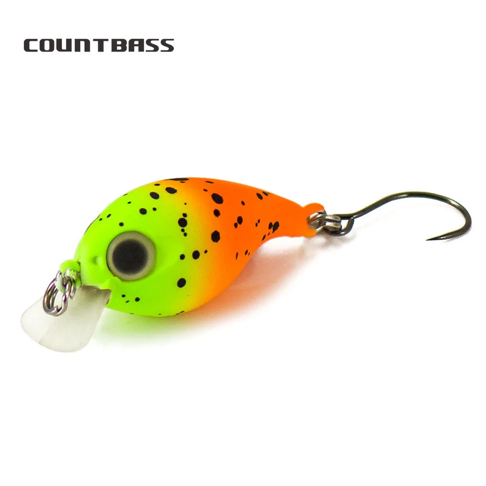 

COUNTBASS 28mm 1.7g Crankbaits Hard Plastic Fishingg Wobblers Trout Perch Angler's Lure