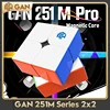 [CubeFun] GAN251 M Pro Air Leap 2x2 Magnetic Speed Cube Professional GANCUBE 251M 2x2x2 Mangetic Cubo Puzzles GAN251 Magic Cubo 1