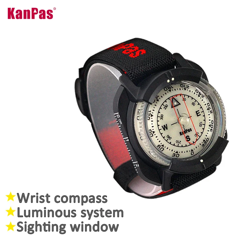 WristBand Sighting Compass Waterproof Light Weight Outdoors Trekking Hunting Hiking With Extra Powerful Luminous Compass waterproof compass,navigation compass,portable compass,survival compass