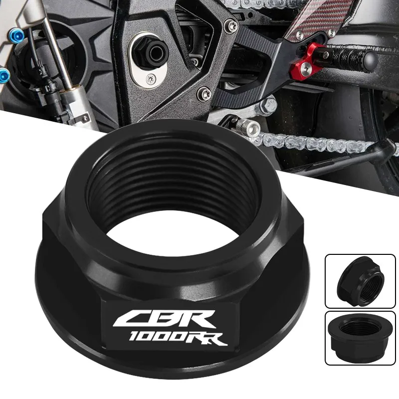 Motorcycle Swing Arm Pivot Shaft Nut Screw Bolt For Honda CBR1000RR CBR 1000RR 2004-2016 CNC Rear Wheel Axle Nut Screw Bolt