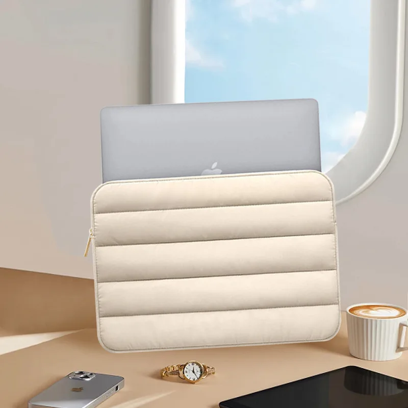 HP, Lenovo, Puffy Laptop Sleeve Capa Bag,