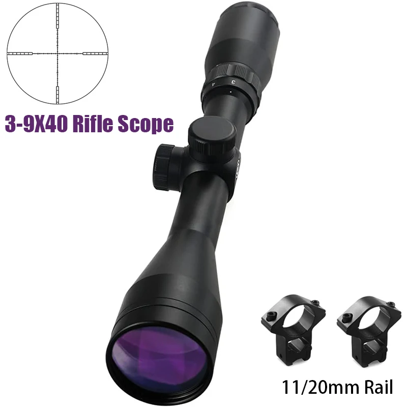 3-9x40-Hunting-Rifle-Scope-Mil-Dot-Crosshair-Reticle-Tactical-Optics ...