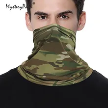 

MystryPark Tactical Army Bandana Breathable Cycling Hunting Face Mask Hiking Skiing Sports Multicam Scarf Bicycle Men Women