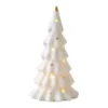 Ceramic Christmas Snowman Car Desktop Home Decoration Small Scene Layout Props Yard Sculptures for Outdoor Modern 3