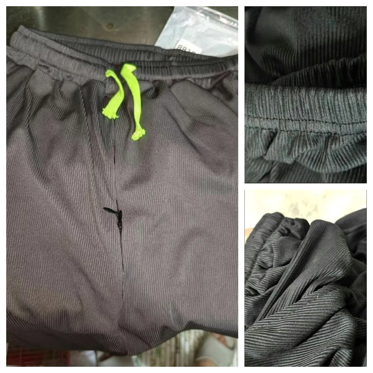 Men Summer Invisible Zipper Open Crotch Ice Silk Jogger Pants Thin Harem Male Oversized Sportswear Trousers 4