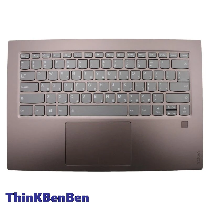 

Бронзовый чехол с клавиатурой на иврит HB (IL Израиль), подставка для рук, чехол для Lenovo Ideapad Yoga 920 13 Flex Pro 13IKB 5CB0Q09563