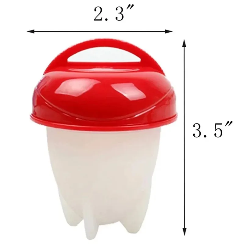 Non-stick Silicone Egg Cooker Boiled Eggs Cup Poacher Steamed Egglettes Cooking Accessories Gift Kitchen Tools