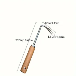 Stainless Steel Manual Weed Puller - Durable Garden Hand Weeder with Sharp Tines for Effortless Weed Removal (Style 1)