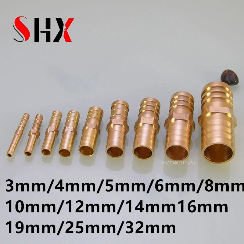 Conector Universal Latón Manguera Lengüeta 6,5mm 3 Vías Y Con Junta Y Adaptador - Alta Resistencia