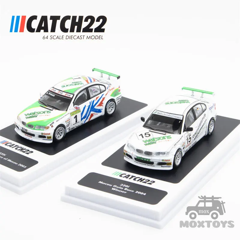 Catch-22 1:64 320I Macao Guia Race 2004 Winner / Fia Wtcc Guia Race Of Macao 2005 Diecast Model Car