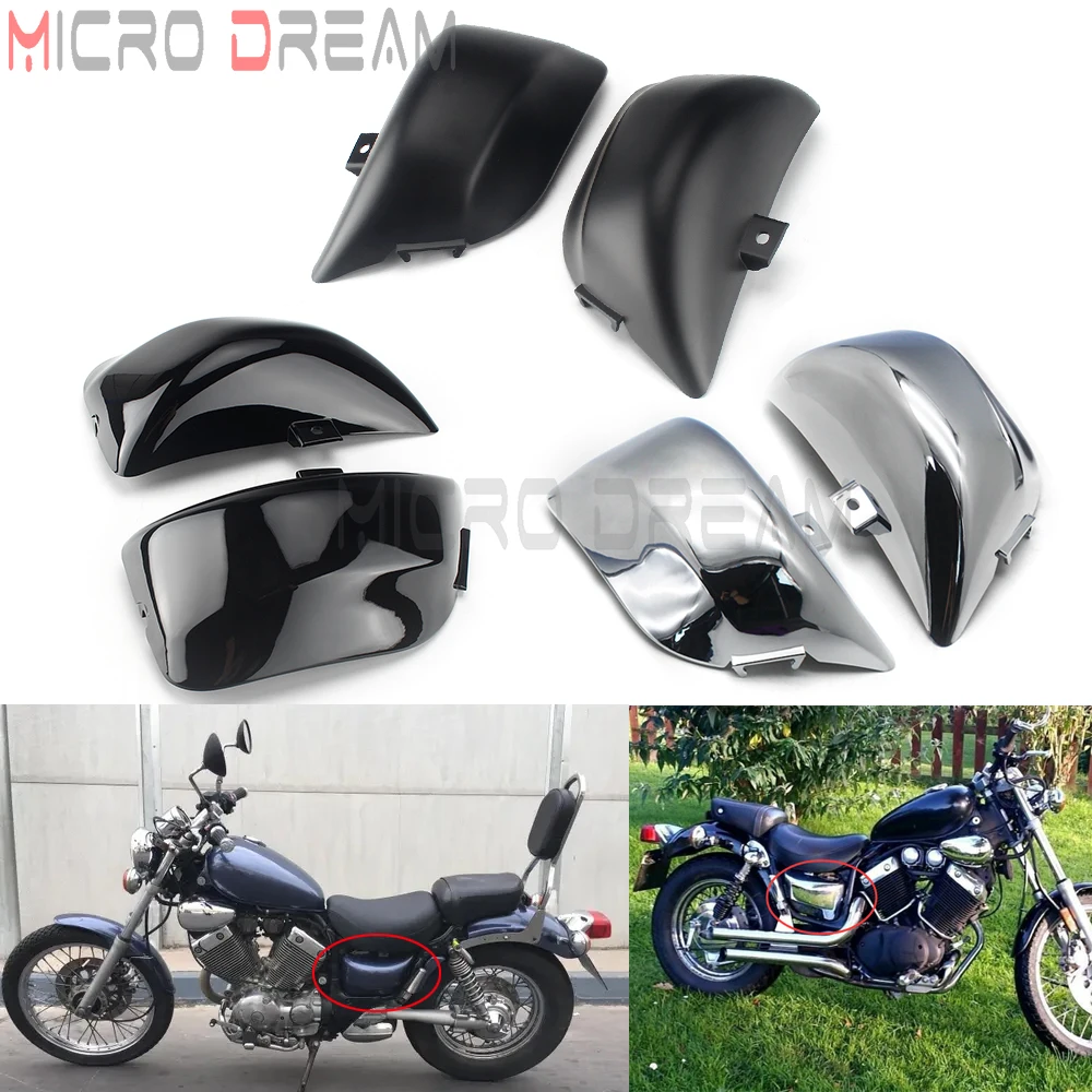 

Защитная крышка 1987-2021 для аккумулятора для 535/XV535/XV400/XV400/XV/400, левая и правая