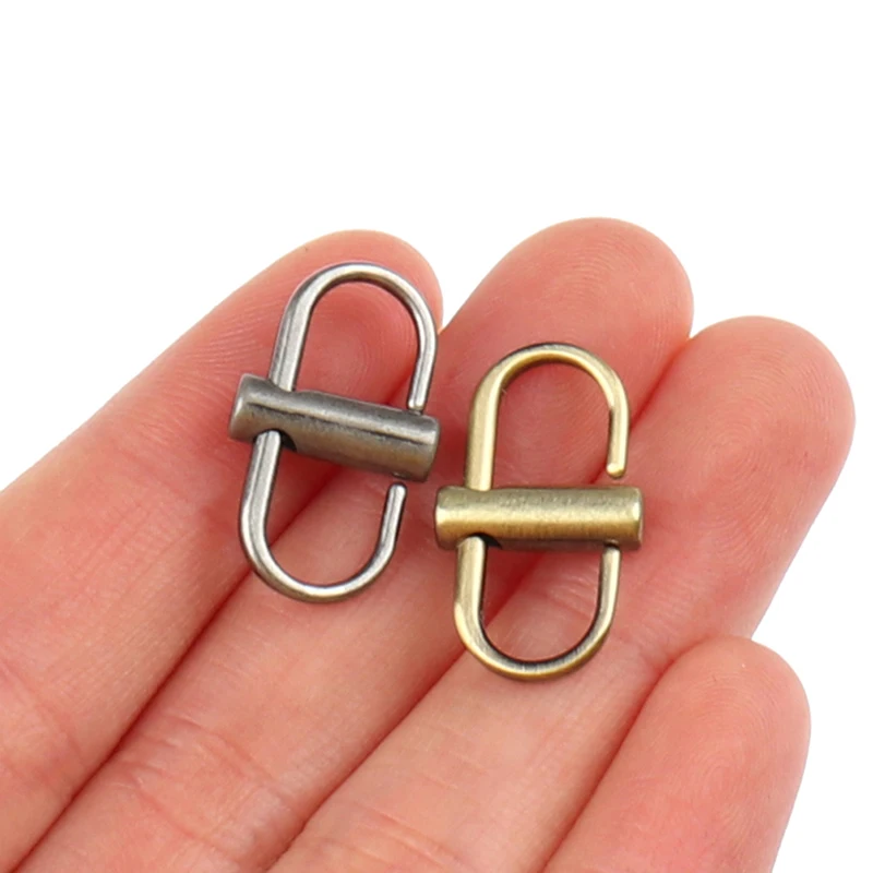 5 Stuks Verstelbare Metalen Gesp - Glijdende Clip Voor Ketting en Riem - Schouder Verkorter Voor Handtas en Rugzak (5 Kleuren