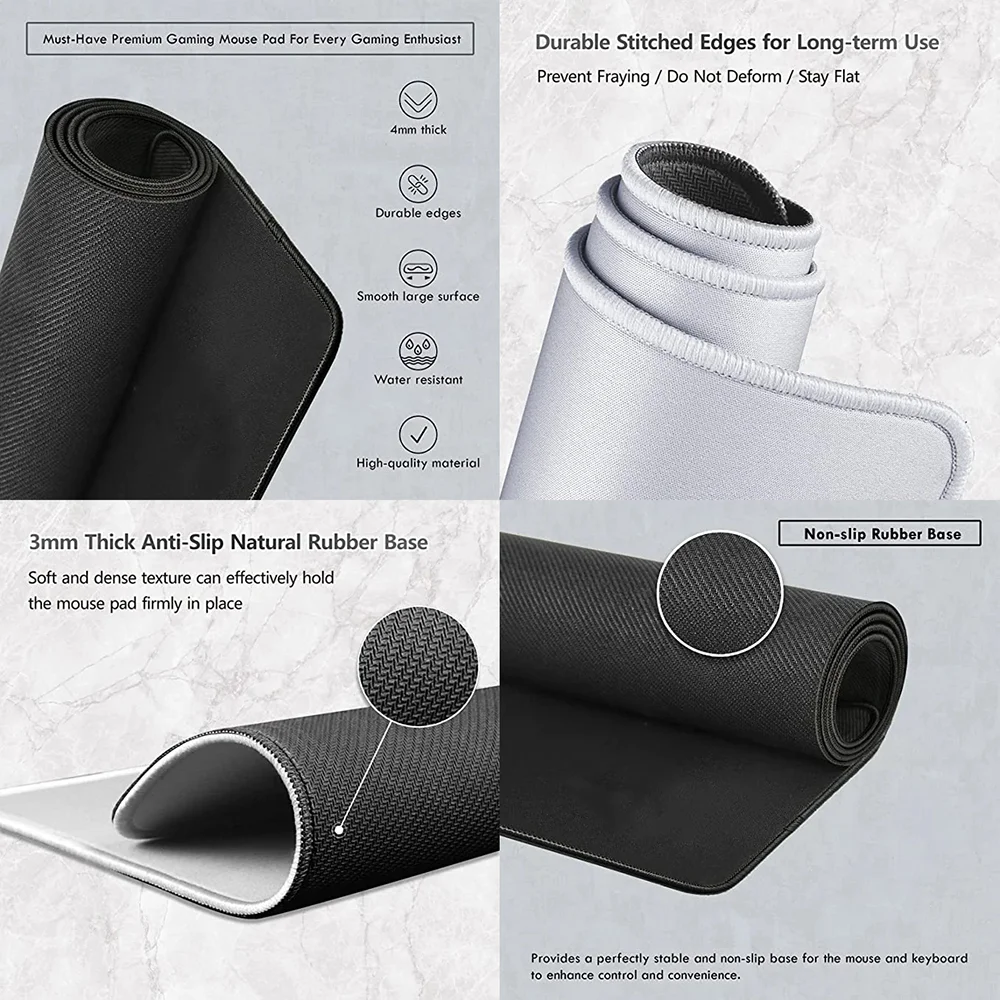 لوحة ماوس ألعاب XL أسود نبات